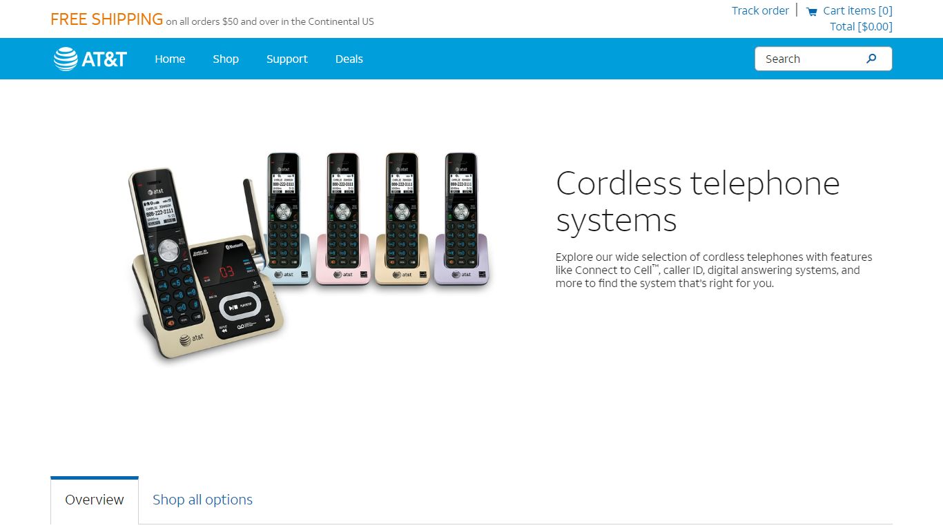 AT&T Cordless Phones & Cordless Phone Systems | AT&T® Telephone Store